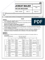 (Biologie) BAC 2014 SUJET CORRIGE