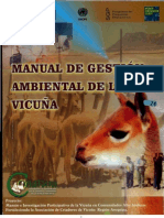 Manual de Gestion Ambiental de La Vicuña