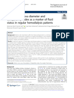 Inferior Vena Cava Diameter and Collapsibility Ind