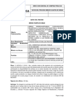 Datos Del Proceso Menor Cuantía de Obras: Direccion General de Compras Públicas