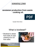 Processing Lines: Biodiesel Production From Waste Cooking Oil