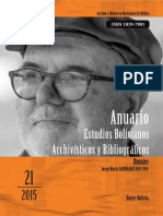 Anuario de Estudios Bolivianos Archivist