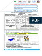 SESIÓN DE APRENDIZAJE N 04-06-24 Comun