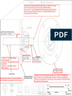 Commented Swivel Flange Drawing