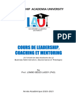 Cours de Coaching