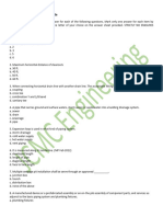 3rd Weekly Exam-Plumbing Code