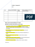 MKT10009 Team Plan Outline - Assignment 2 S2,23-1