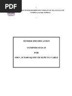 Cgmpmm-65 - 33kv 3cx400 SQ - MM TR Xlpe Ug Cable