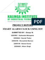 Group - 16 - Smart Alarm Clock Using IOT