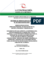 Informe de Control Especifico Oci Dre Ica