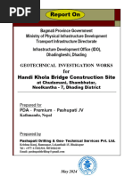 Soil Test Report - Handi Khola - Chudamani, Shambhutar