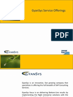 GyanSys Service Offerings New