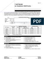 Silicone Rubber Cold Shrink Lug and Connector Insulators 8440 Series