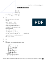 Mathematics (P-1) Soln