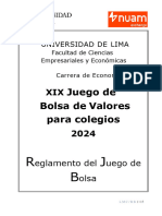 Reglamento Juego de Bolsa 2024 - ULIMA