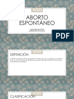 Aborto Espontáneo