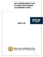 Aicte PDF Scheme 2024