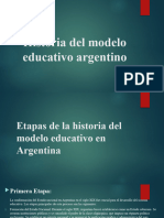 Historia Del Modelo Educativo Argentino