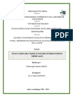 Méthodes Quantitatives D'analyse en Santé.