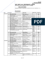 Final Date-Sheet For Special Examinations, Sept.-2023 16.09.2023