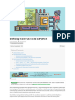 Defining Main Functions in Python - Real Python