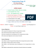 Unit I Railways Classification Lines Track Traction Tractive Resistance by R Bhagat 2020