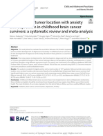 Association of Tumor Location With Anxiety and Dep