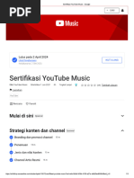 Sertifikasi YouTube Music-Alur