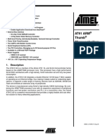 At91 Arm Thumb Microcontrollers AT91C140: Features