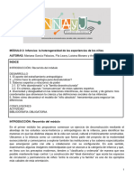 MÓDULO 2 Infancias La Heterogeneidad de Las Experiencias de Les Niñes