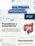 Fármacos Utilizados en La Función Gastrointestinal