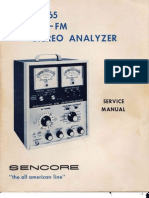 Sencore SG165 O&M Manual