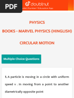 Circular Motion Mcqs Marvel