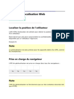 API de Géolocalisation Web: Localiser La Position de L'utilisateur