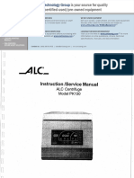 Alc PK 130 Instruction - Service Manual