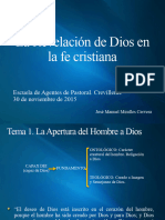 La Revelación de Dios en La Fe Cristiana