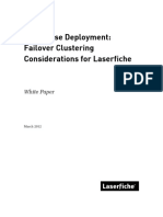 Enterprise Deployment - Failover Clustering With Laserfiche 8