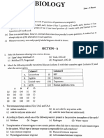 XII - BIOLOGY-CBSE - MOCK TEST (22-23) - 5 (Complete - Reduced Syllabus)