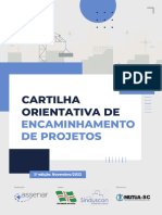 Cartilha Orientativa de Encaminhamento de Projetos - SMO