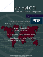 Revista Del CEI Comercio Exterior e Integracion - Agosto 2010 Numero 18