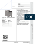 Modelo Tf-82-I: Modelo: Nombre: Nombre de Proyecto: Zona de Proyecto: Articulo de Proyecto