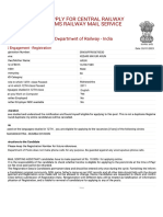 Railway Registration Print