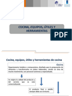 Cocina, Equipos, Utiles y Herramientas