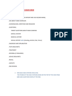 Basic Approach To Each Osce