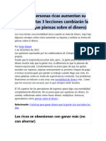 Cómo Las Personas Ricas Aumentan Su Riqueza