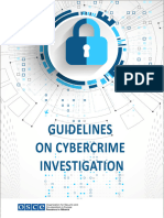 Guidelines On Cybercrime Investigation