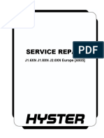 Hyster A935 j16xn Europe Forklift Service Repair Manual 1590765879