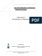 UofT - MIE342 - Lab 3 Impedance