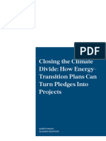 Closing The Climate Divide How Energy Transition Plans Can Turn Pledges Into Projects