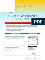 CASIO Classpad 300 Calculator: A P P E N D I X